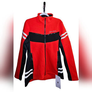 NWT SPYDER WEGEN ENCORE FLEECE FULL ZIP JACKET. MENS SZ SM.